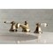 Kingston Brass KS4463PL 8" Widespread Bathroom Faucet, Antique Brass KS4463PL - alternate 2
